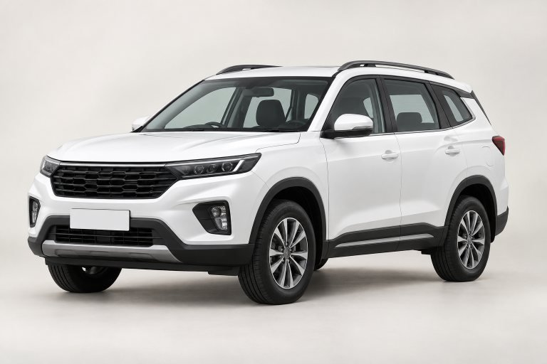 White SUV cab for family and outstation travel from Mysore